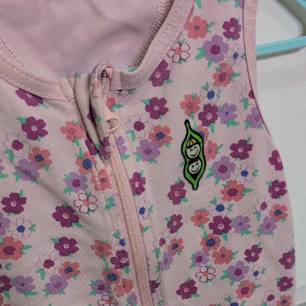 Peekaboo Beans Floral Romper